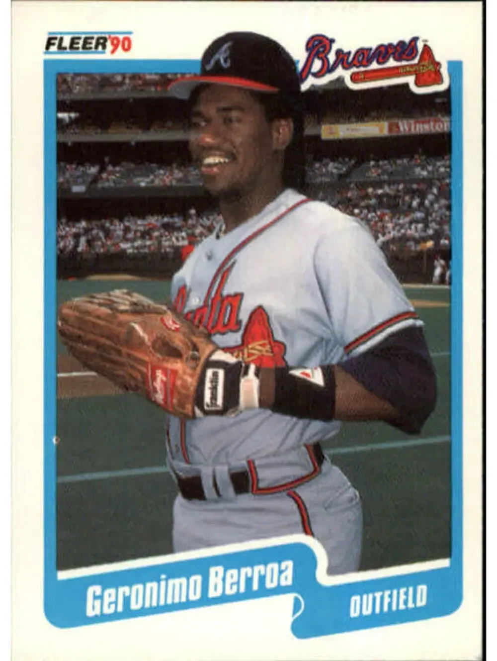 1990 Geronimo Berroa Fleer Baseball Card #575